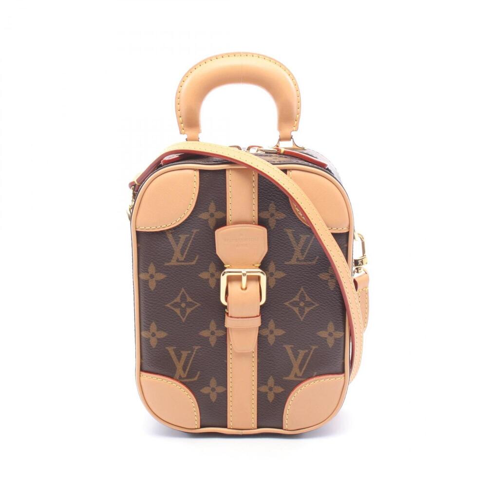 Louis Vuitton Valisette Vertical 2-Way Handbag, Coated Canvas and Leather, Mo...